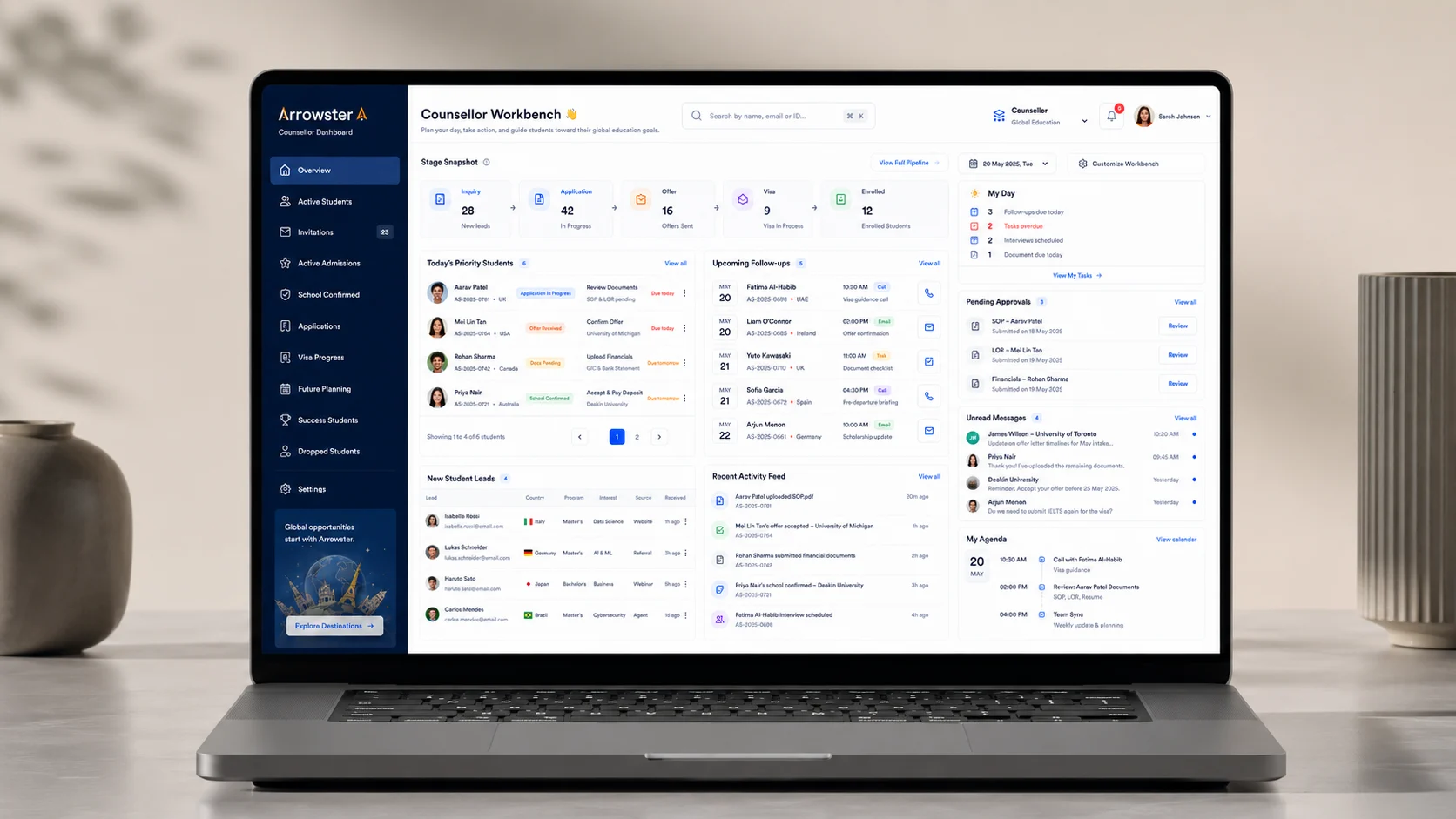 Counsellor Dashboard gallery screenshot 2