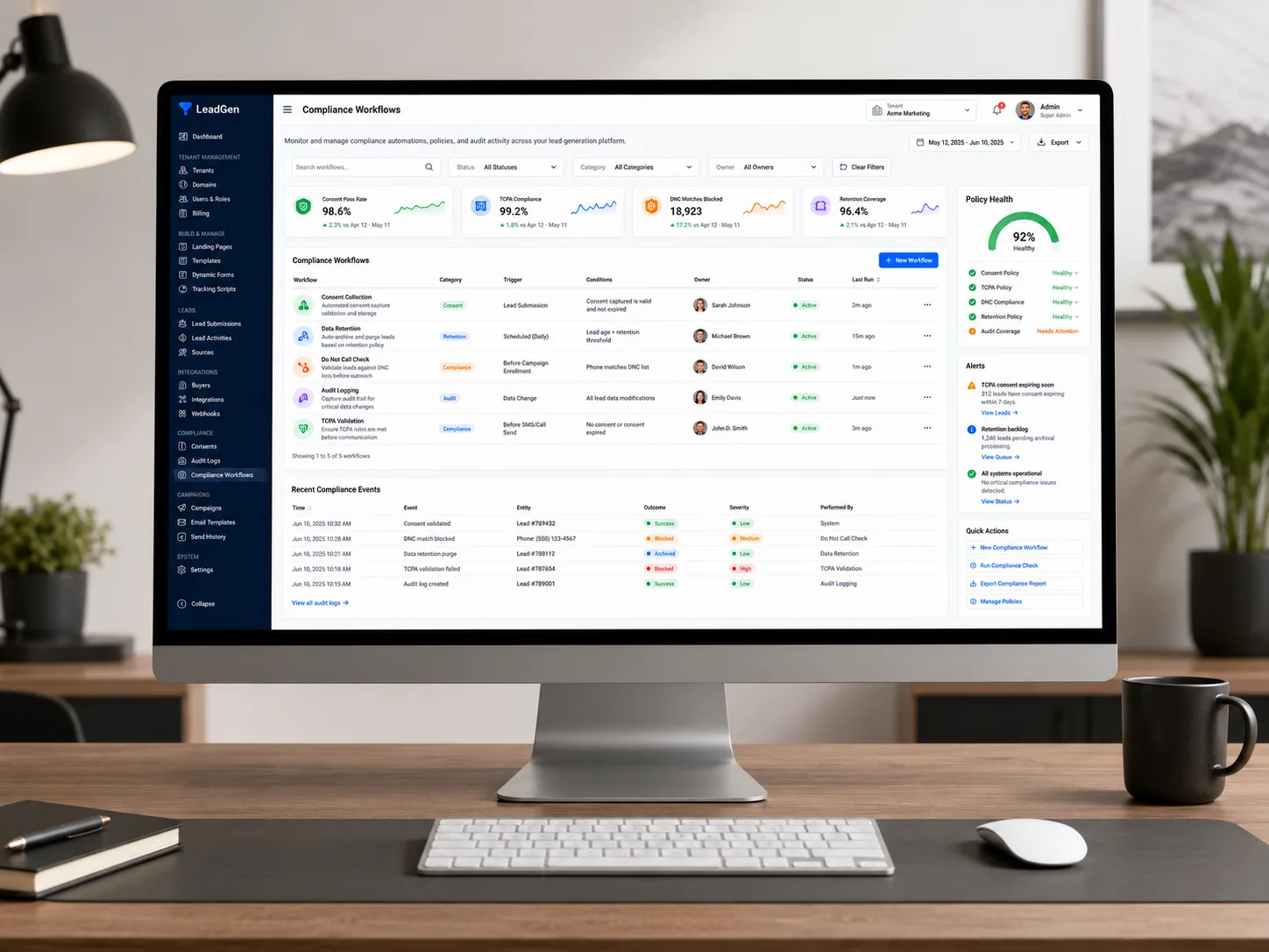 Multi-Tenant Lead Generation gallery screenshot 1