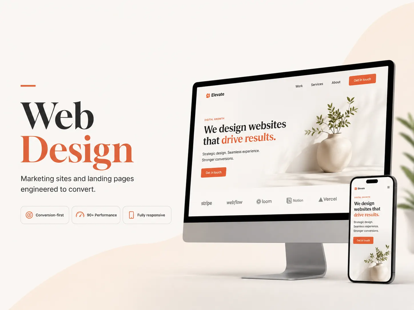 Web Design - example work